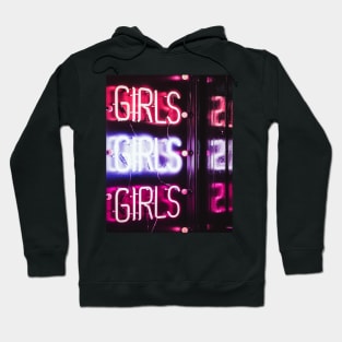 Pink neon, Girls Hoodie